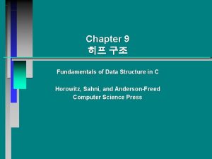 Fundamentals of data structure in c