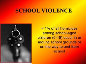 School violence facts