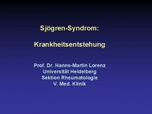 Dr lorenz heidelberg