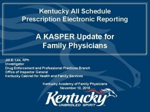 Kentucky kasper report