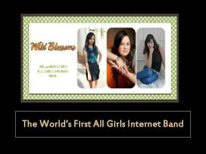 The internet band girl The internet band girl