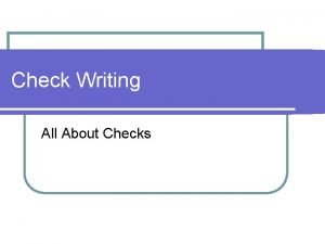 What is the memo on a check What is the memo on a check