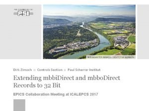 WIR SCHAFFEN WISSEN HEUTE FR MORGEN Dirk Zimoch WIR SCHAFFEN WISSEN HEUTE FR MORGEN Dirk Zimoch