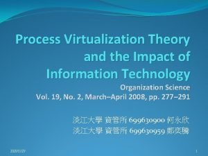 Process virtualization