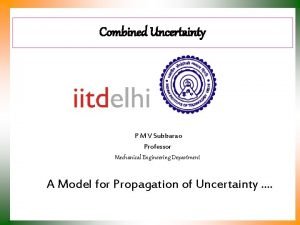 Combined standard uncertainty