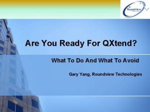 Qxtend