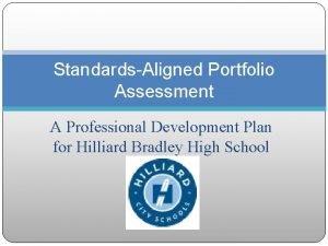 Conclusion for portfolio assessment
