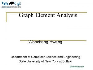 Graph Element Analysis Woochang Hwang Department of Computer