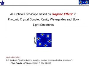 AllOptical Gyroscope Based on Sagnac Effect in Photonic