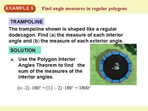 How to find angle measures in polygons