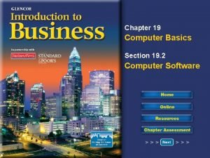 Chapter 19 Computer Basics Section 19 2 Computer