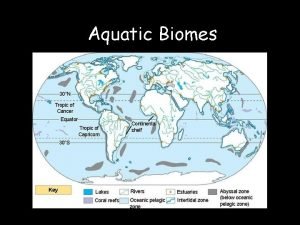 Aquatic Biomes Aquatic Biomes The limiting factors in
