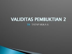 Pembuktian validitas argumen
