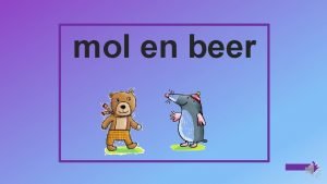 Plaatje mol