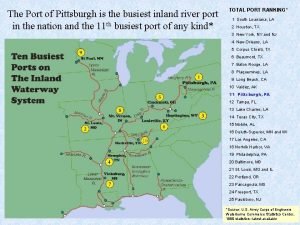 Busiest inland river port in us