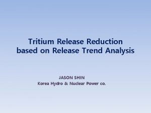 Tritium Release Reduction based on Release Trend Analysis