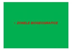 Zone biogeografice din america