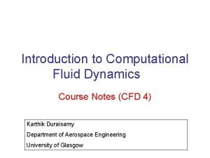 Cfd lecture notes