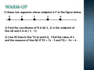 Opposite rays example Opposite rays example