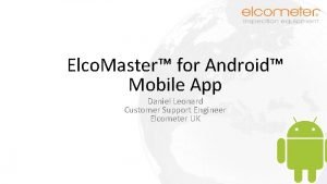 Elco app