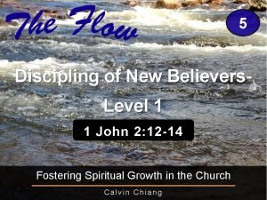 5 Discipling of New Believers Level 1 1