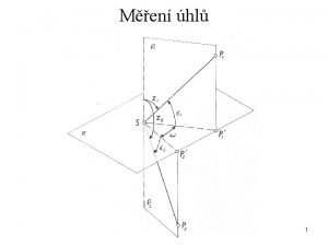 Men hl 1 Zmrn pmka spojnice bod S