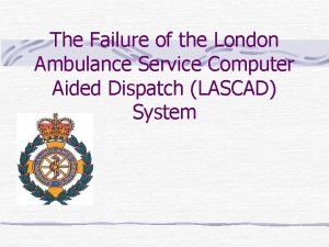 London ambulance service software failure