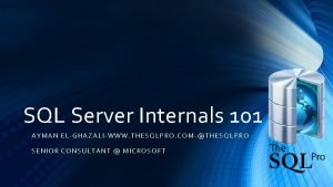 Sql server 101