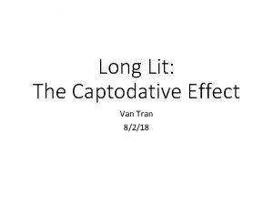 Long Lit The Captodative Effect Van Tran 8218