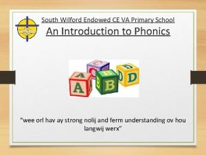 South wilford school