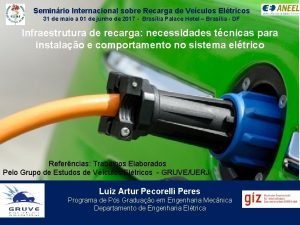 Seminrio Internacional sobre Recarga de Veculos Eltricos 31