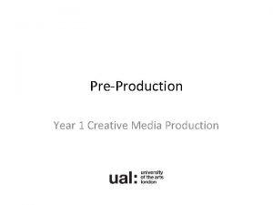 Creative media production meaning