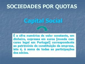 O que é capital social