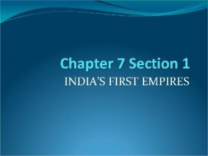 India's first empire