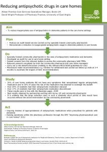 Reducing antipsychotic drugs in care homes Aileen Prentice