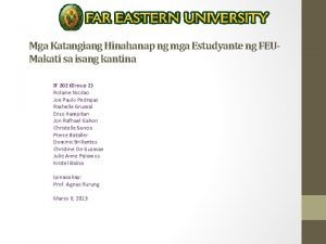 Mga Katangiang Hinahanap ng mga Estudyante ng FEUMakati