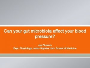 Can your gut microbiota affect your blood pressure