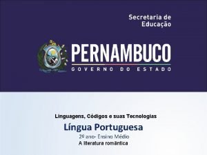 Linguagens Cdigos e suas Tecnologias Lngua Portuguesa 2