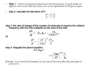 Derive an expression