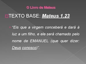 Completando o texto Completando o texto