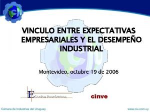 VINCULO ENTRE EXPECTATIVAS EMPRESARIALES Y EL DESEMPEO INDUSTRIAL