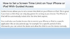 Kindle guided access