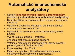 Plně automatizovanému chemickému analyzátoru moče