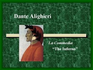La commedia dante La commedia dante