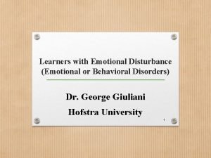 Socially maladjusted vs emotional disturbance