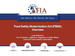 Fsma overview