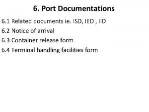 Port document