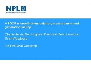 A 6 DOF microvibration isolation measurement and generation