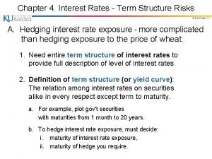 Spot rate and forward rate