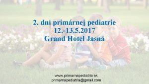 5.dni primarnej pediatrie